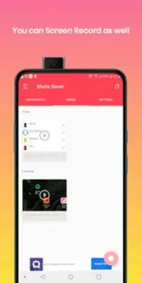 Shots Saver android App screenshot 0